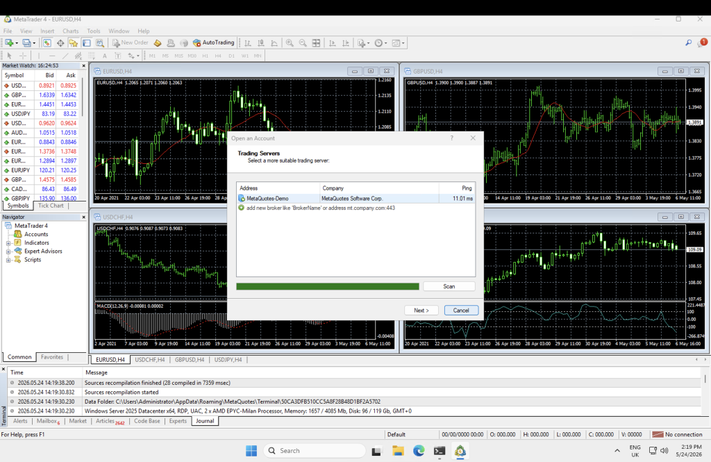 Windows VPS Hosting Windows software running on a Windows VPS server