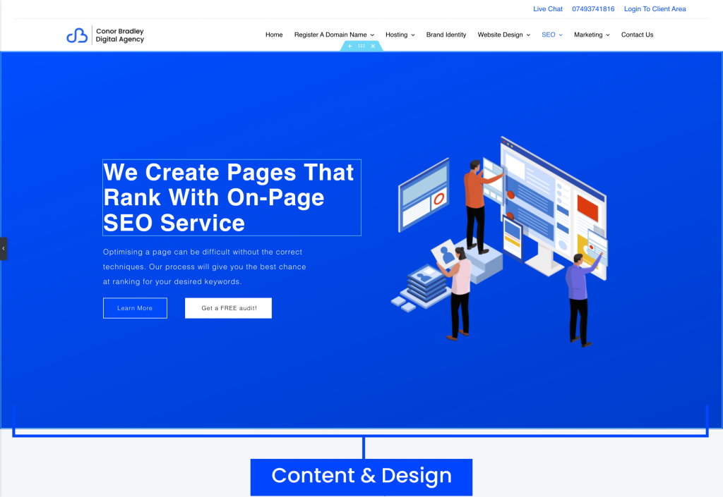 Content Design Diagram Conor Bradley Digital Agency