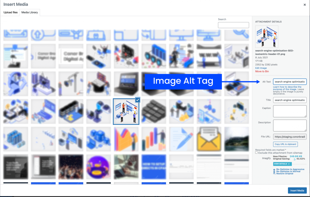 Image Alt Tag Diagram Conor Bradley Digital Agency
