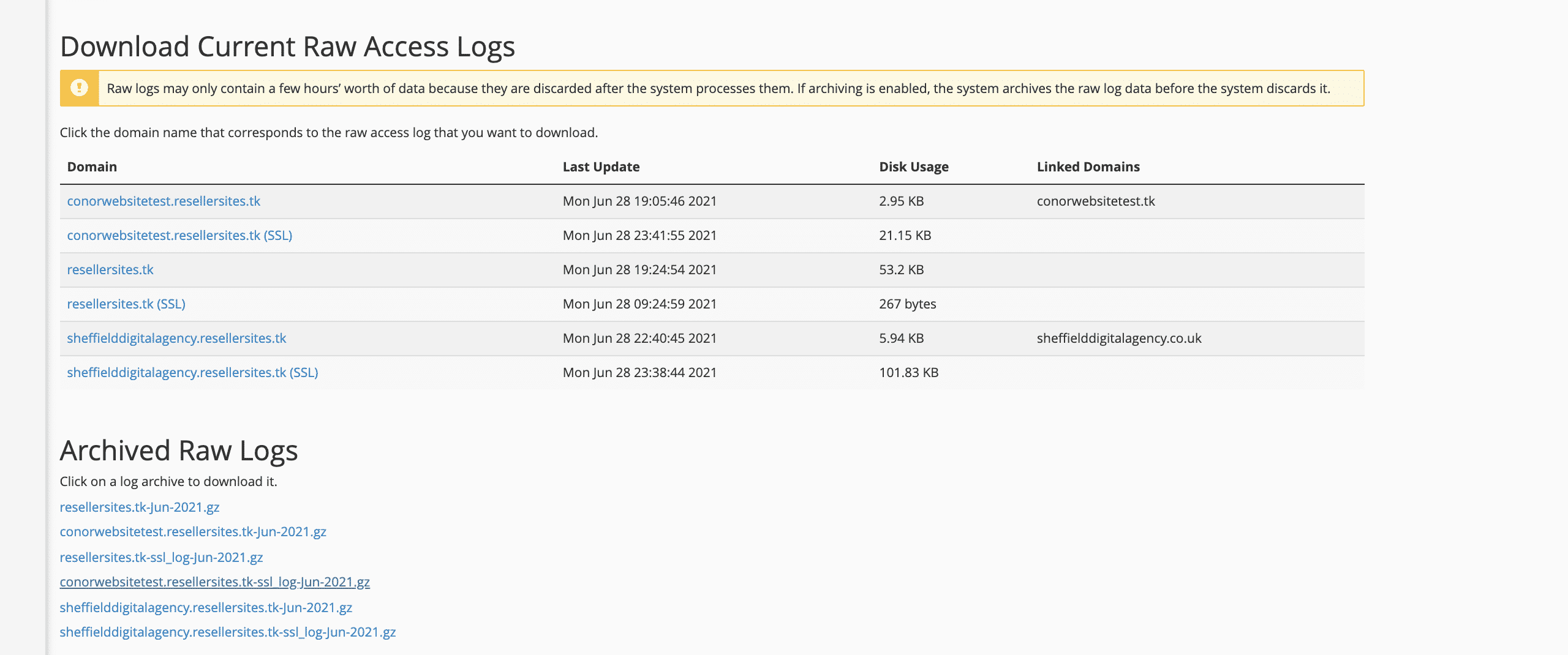 How to download raw access logs in cPanel conor bradley digital agency