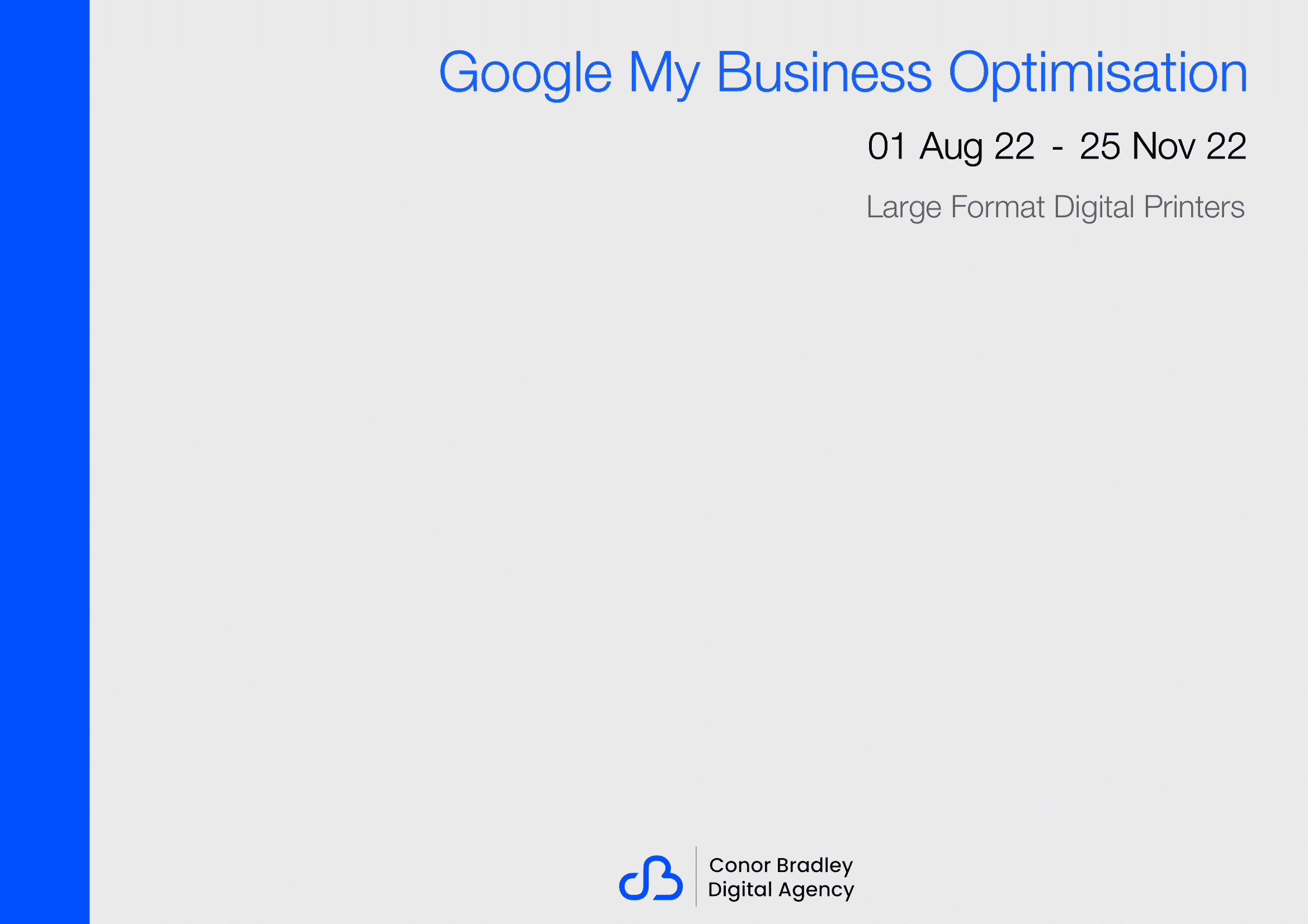 Large Format Printers GMB Optimisation Report-1