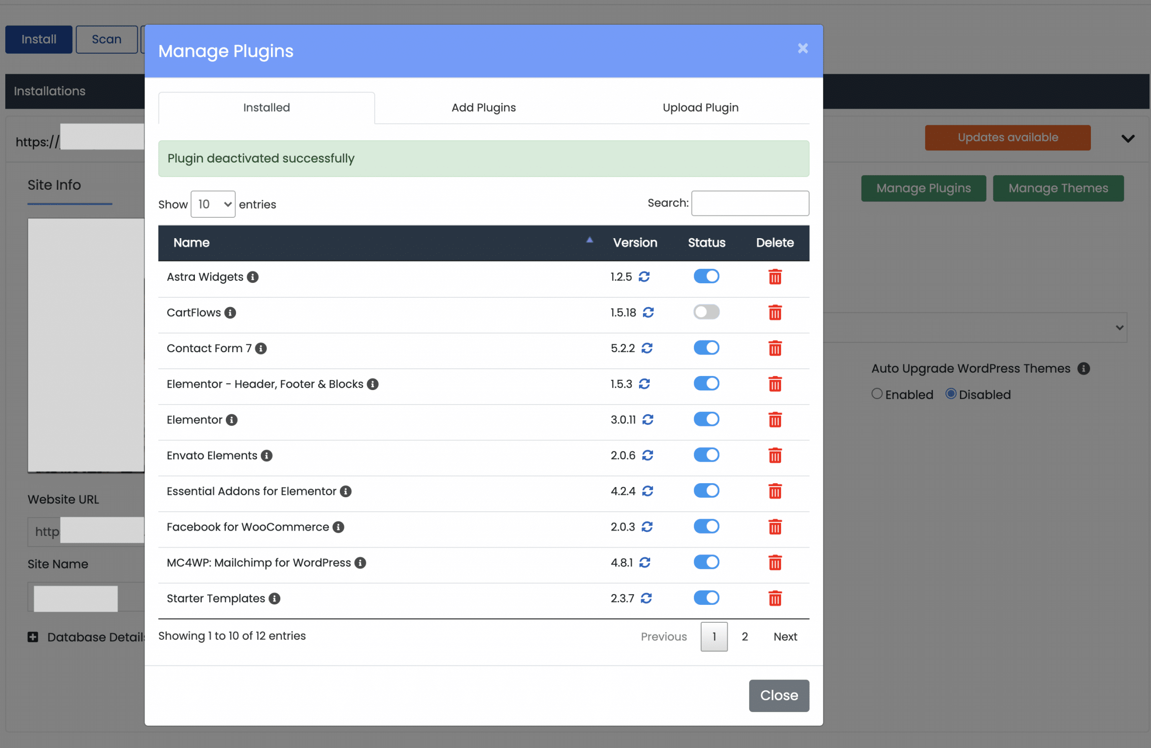 Website tools for forms and functionality on Codex websites