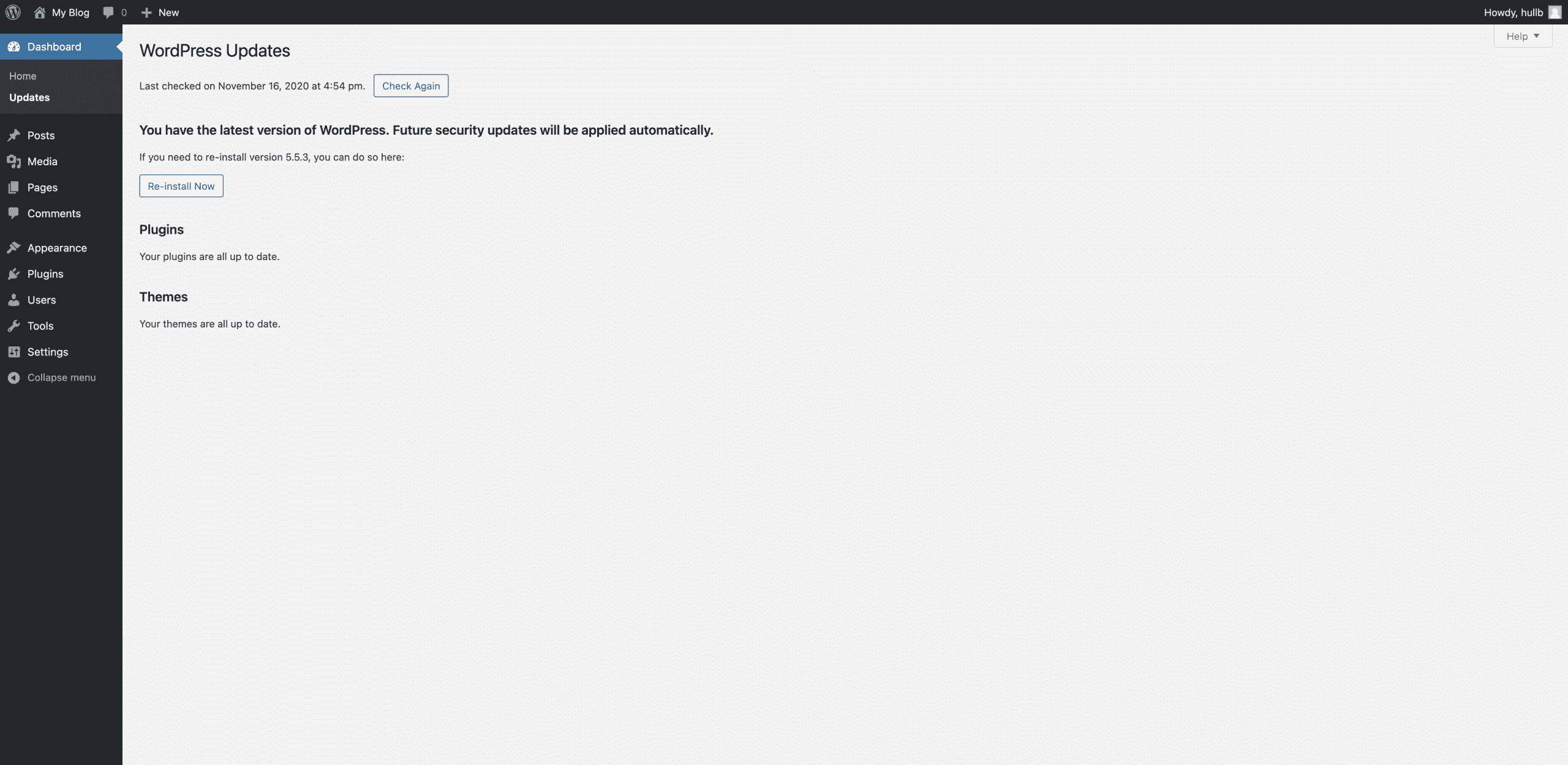Wordpress updates dashboard wordpress plugin updates theme updates conor bradley digital agency
