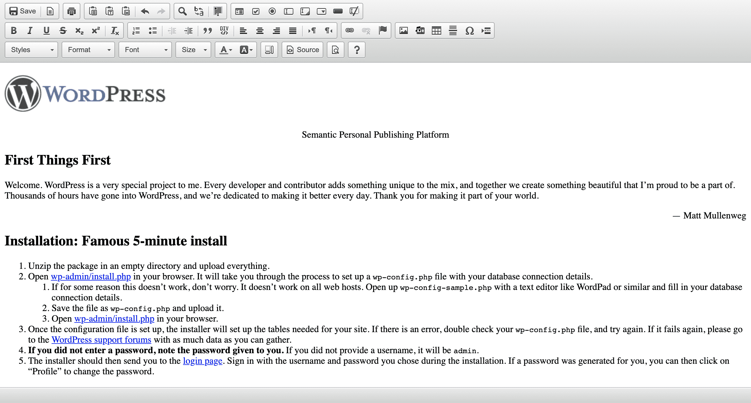cPanel HTML file editor screenshot conor bradley digital agency