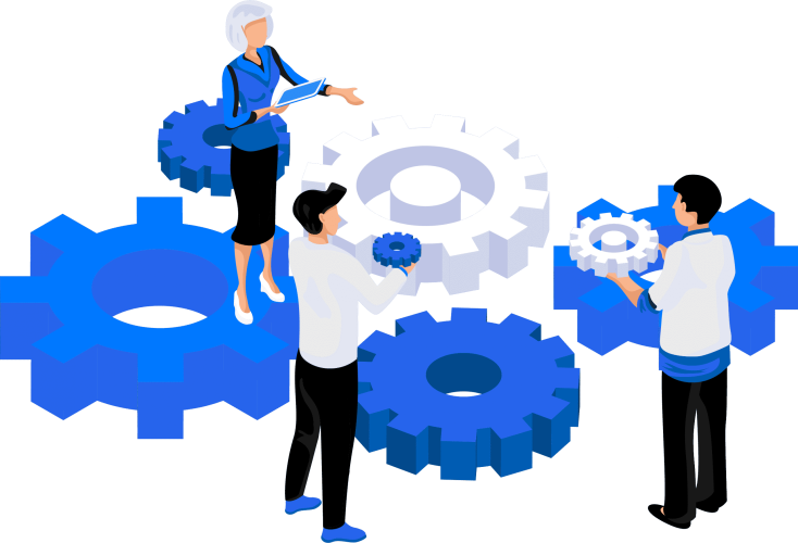 WordPress Security Service Isometric Header - Conor Bradley - Sheffield Digital Agency