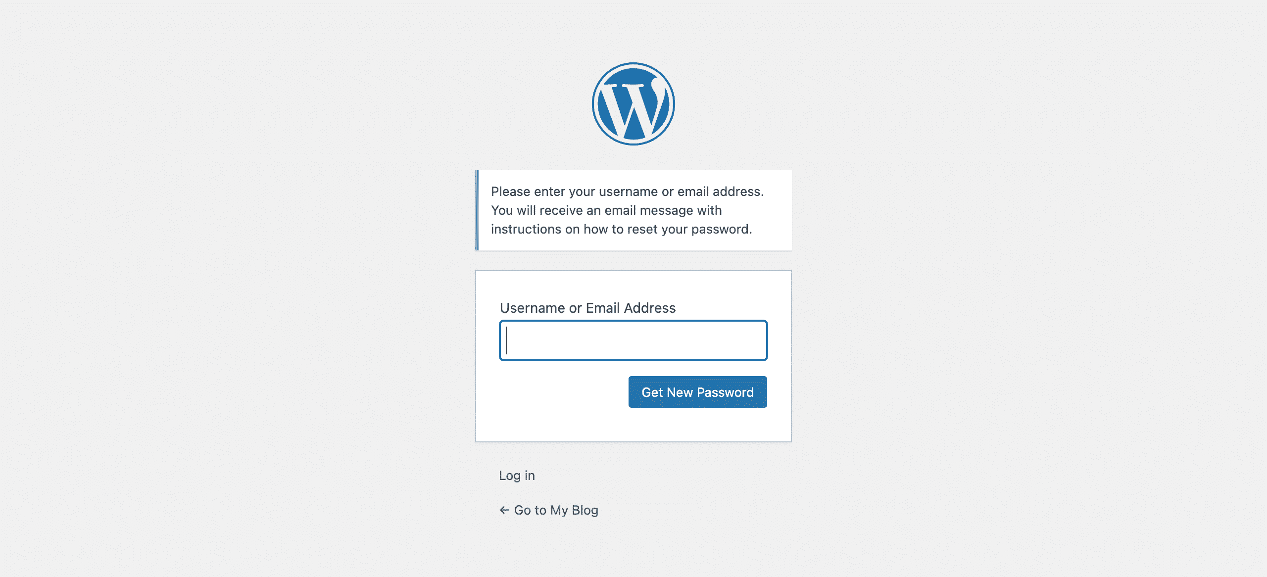 forgot password WordPress login screen conor bradley digital agency