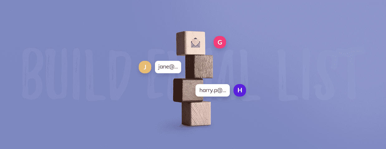 how to build email list banner conor bradley digital agency