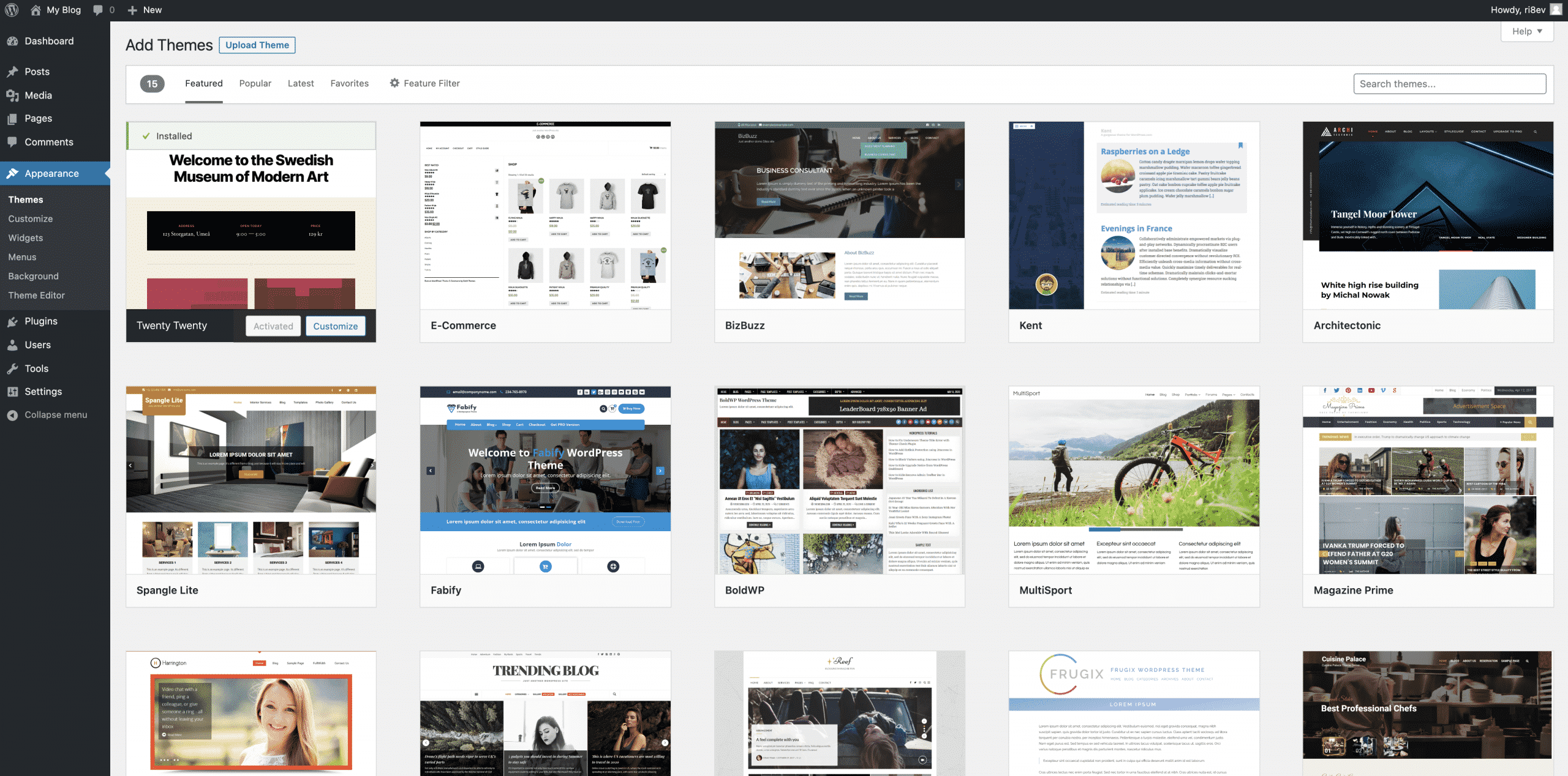 installing wordpress themes conor bradley digital agency