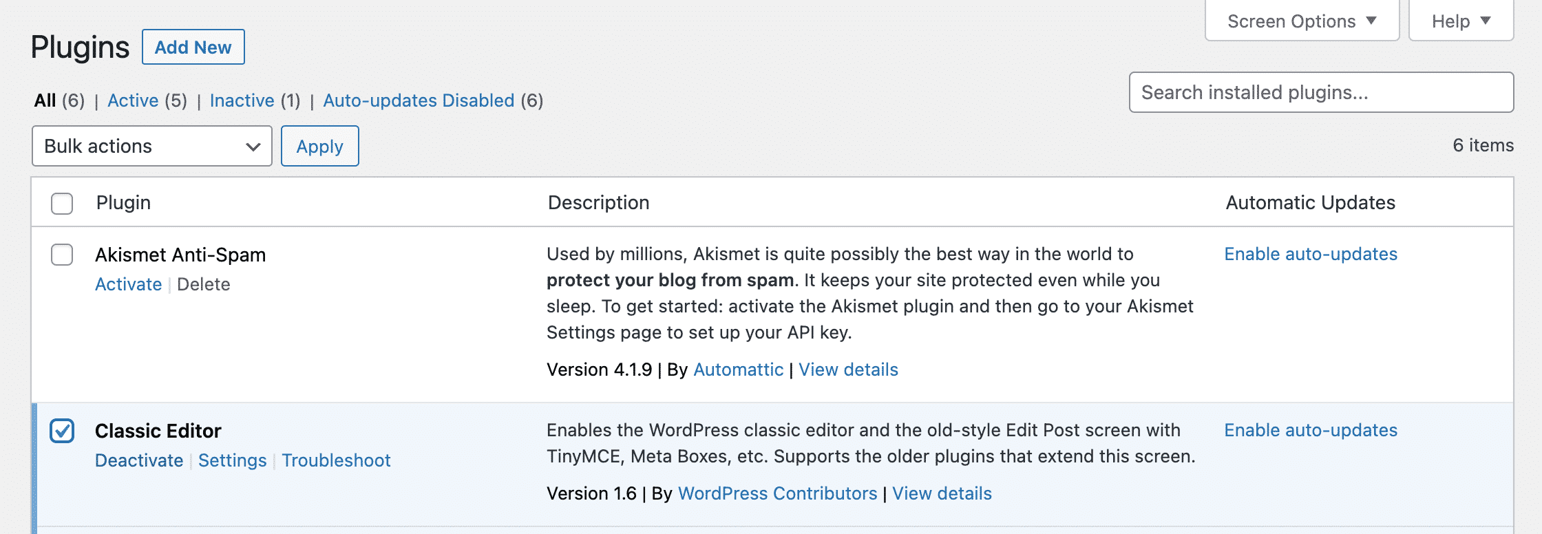 How to disable WordPress plugins manually selecting plugins to deactivate in wordpress conor bradley digital agency